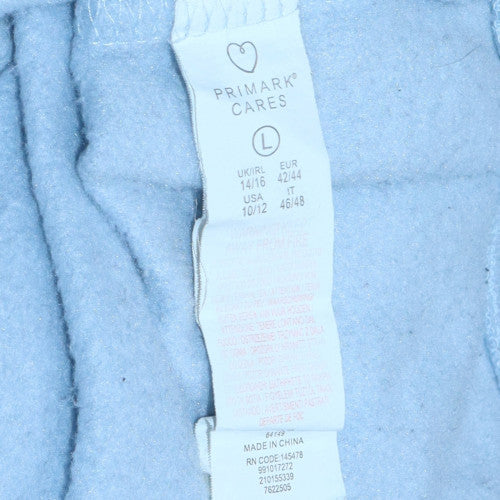 Disney Primark Women Blue L Sweatshirt Stitch Winter Graphic