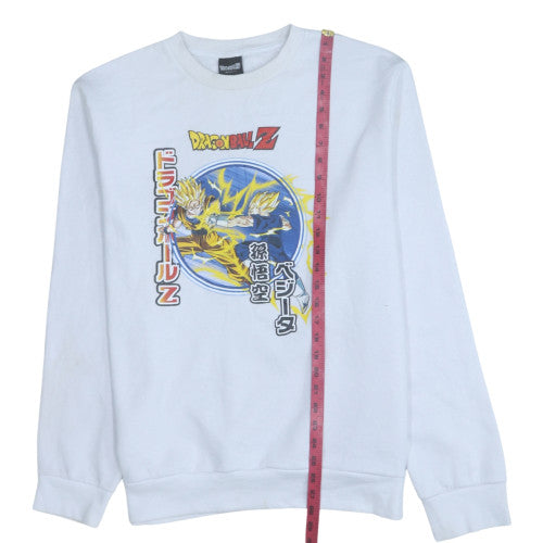 Primark Mens White Dragon Ball Z Graphic Print Sweatshirt XL