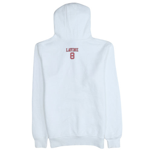 Primark NBA Chicago Bulls White Hoodie Men's M Hooded Sweatshirt