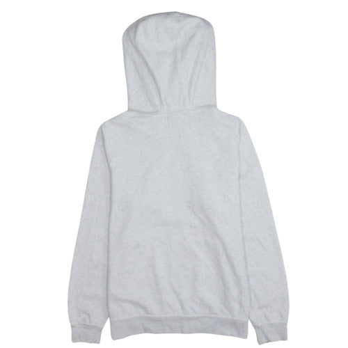 Nike Women’s Grey Pullover Hoodie L Drawstring Fleece Sweatshirt