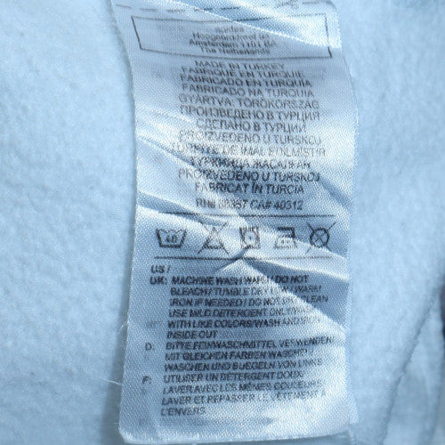 Adidas Men's White Crew Neck Logo Pullover Sweatshirt M