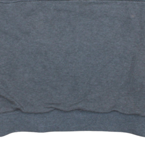 Nike Men's Grey 1/2 Zip Fleece Sweatshirt L Sportswear