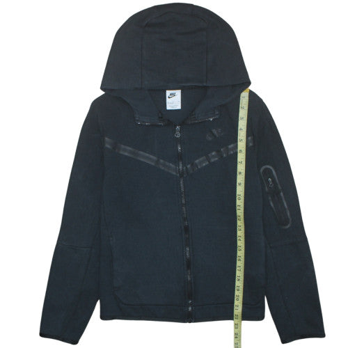 Nike Boys Black Full Zip Hoodie XL 158-170cm Hooded Sweatshirt