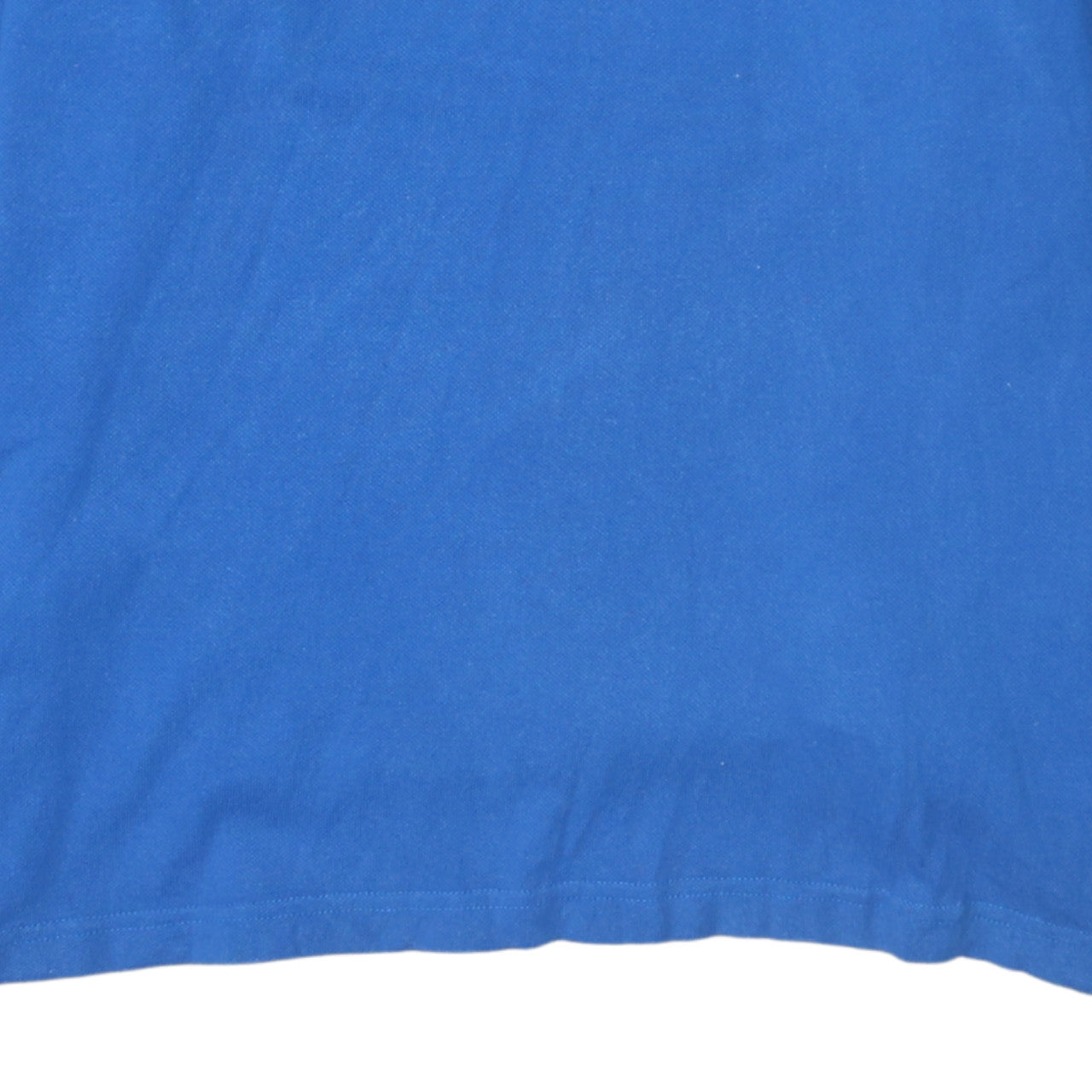 Lacoste Men's Blue Long Sleeve Cotton Polo Shirt Size M