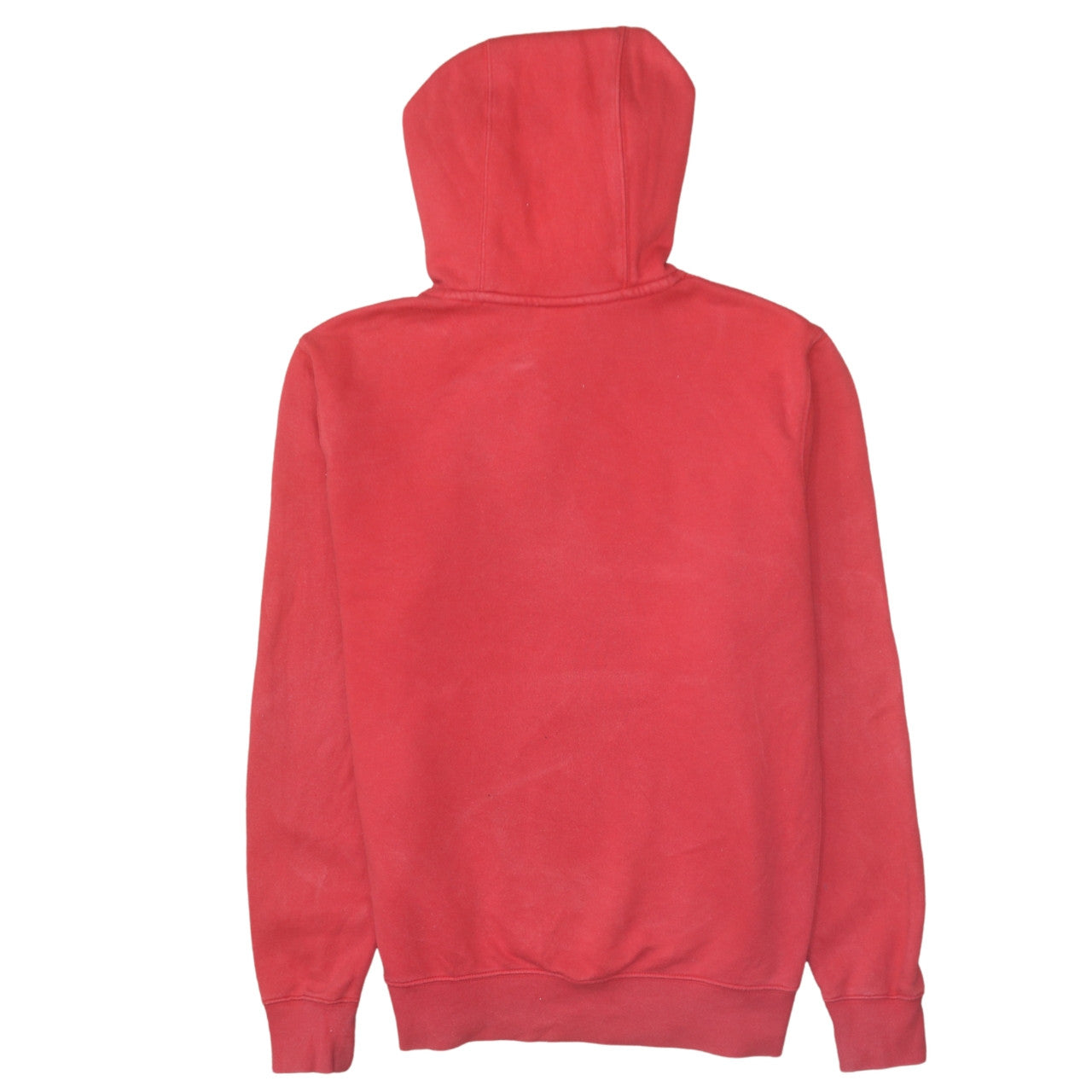 Nike Men’s Red Pullover Hoodie Small Logo Fleece Sweatshirt
