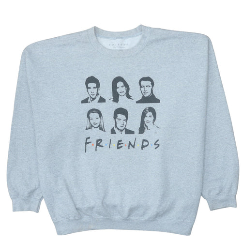 Friends The TV Series Men's Grey 3XL Pullover Sweatshirt