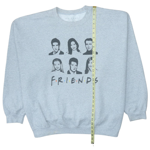 Friends The TV Series Men's Grey 3XL Pullover Sweatshirt