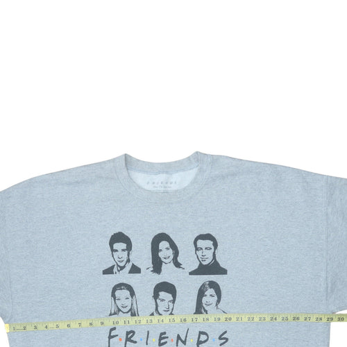 Friends The TV Series Men's Grey 3XL Pullover Sweatshirt