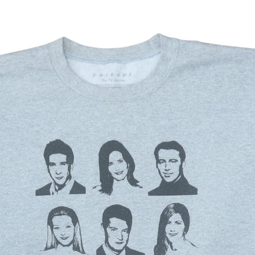 Friends The TV Series Men's Grey 3XL Pullover Sweatshirt