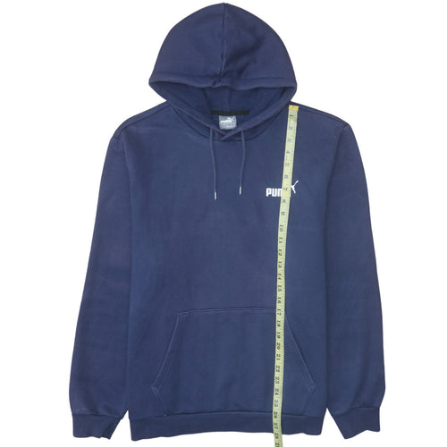 Puma Men's Blue XL Pullover Hoodie Fleece Sweatshirt