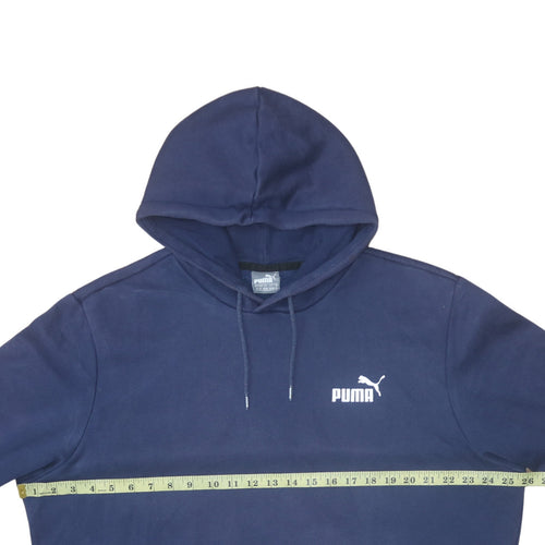 Puma Men's Blue XL Pullover Hoodie Fleece Sweatshirt