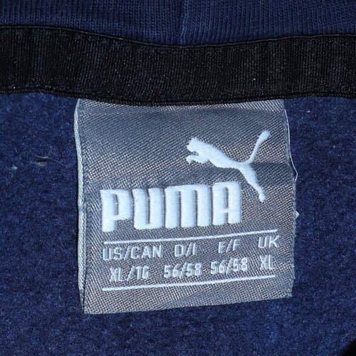 Puma Men's Blue XL Pullover Hoodie Fleece Sweatshirt