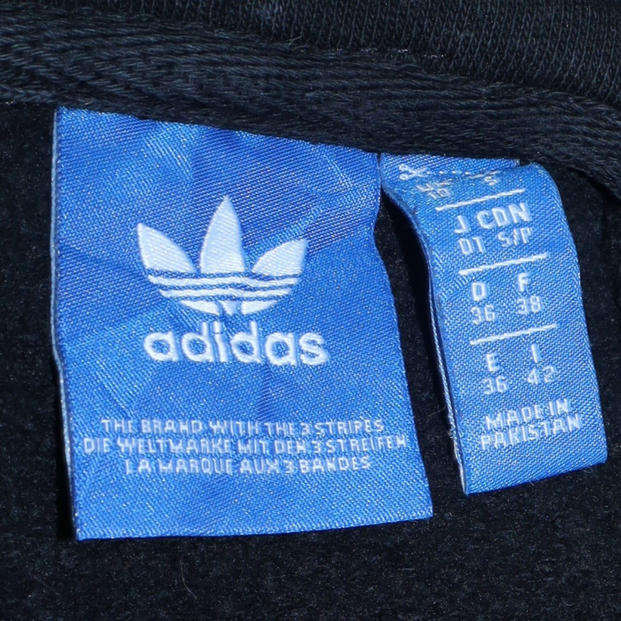 Adidas Women Black Pullover Hoodie Size 10 Logo Hooded Sweatshirt