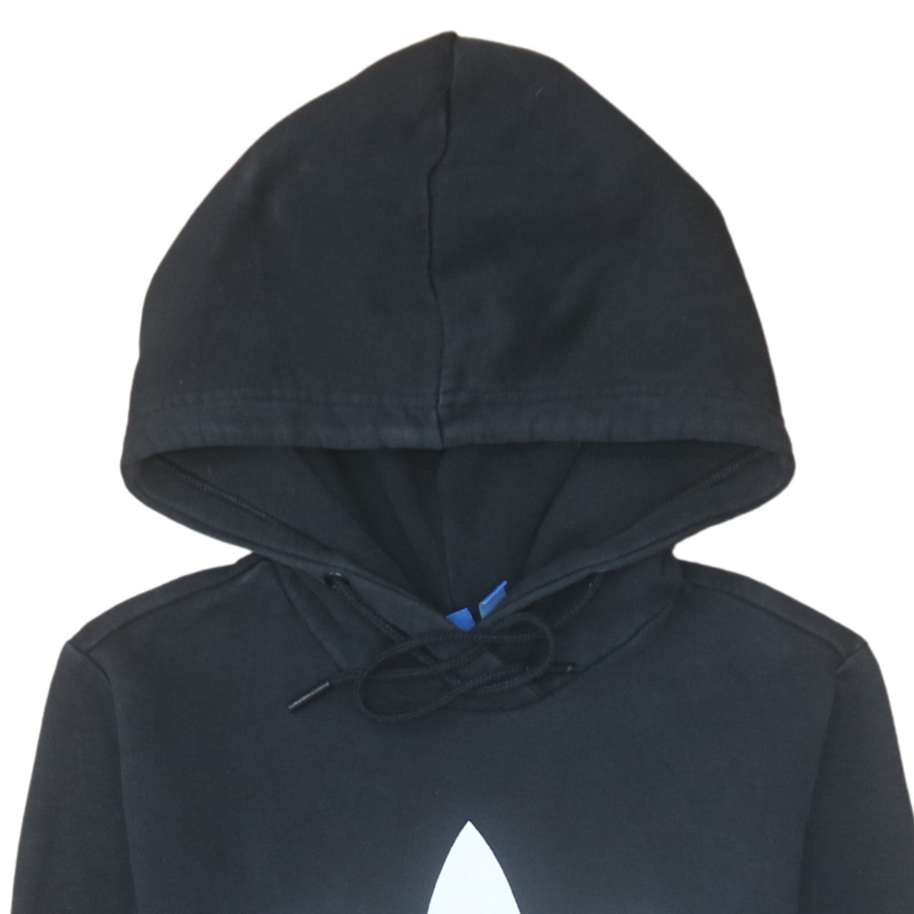 Adidas Women Black Pullover Hoodie Size 10 Logo Hooded Sweatshirt