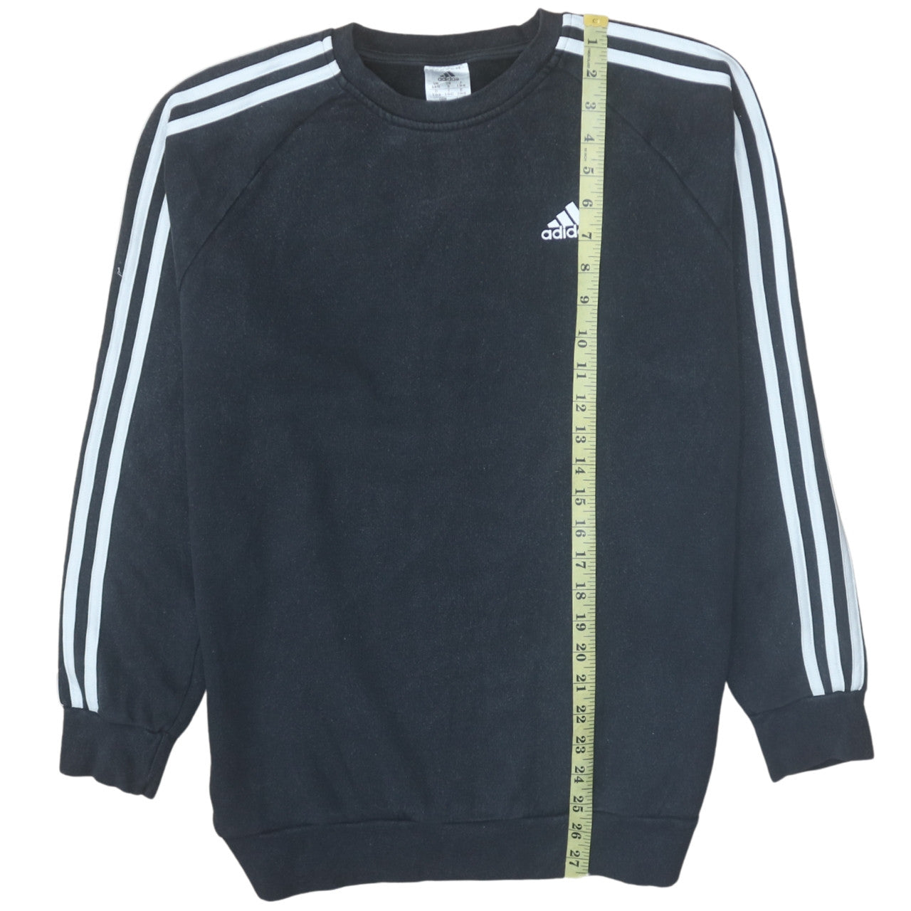 Adidas Women's Black Crew Neck Long Sleeve Sweatshirt Size S 8-10