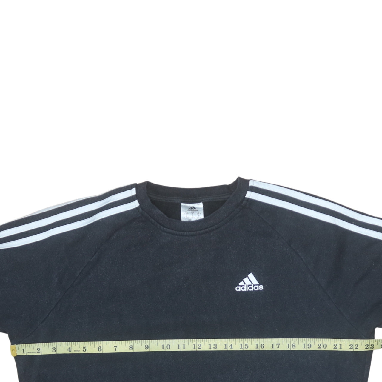 Adidas Women's Black Crew Neck Long Sleeve Sweatshirt Size S 8-10