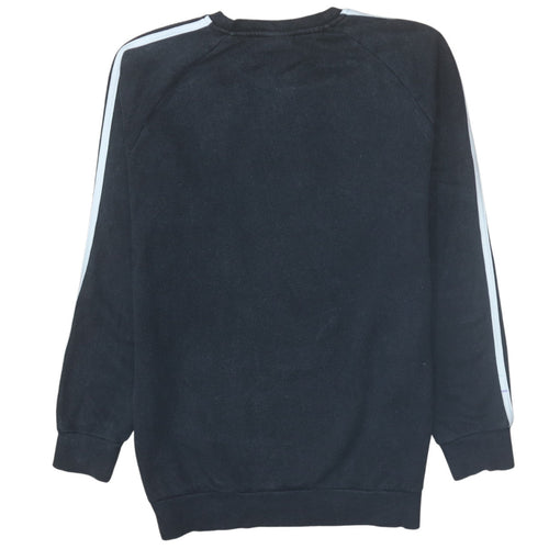 Adidas Women's Black Crew Neck Long Sleeve Sweatshirt Size S 8-10