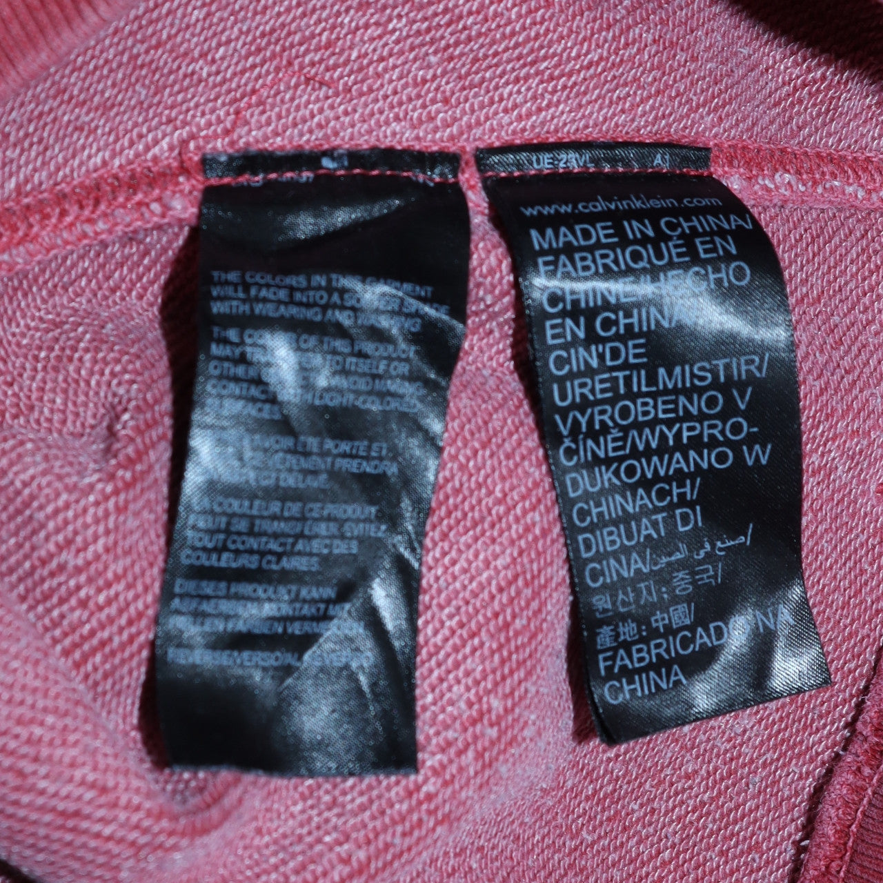 Calvin Klein Jeans Womens Pink Small Pullover Logo Sweatshirt