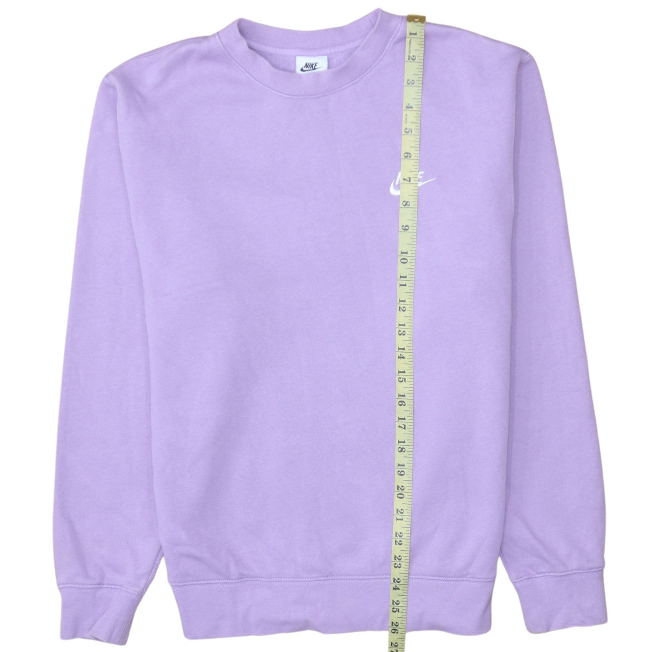 Nike Women's Purple Crew Neck Pullover Sweatshirt Size S Cotton Blend