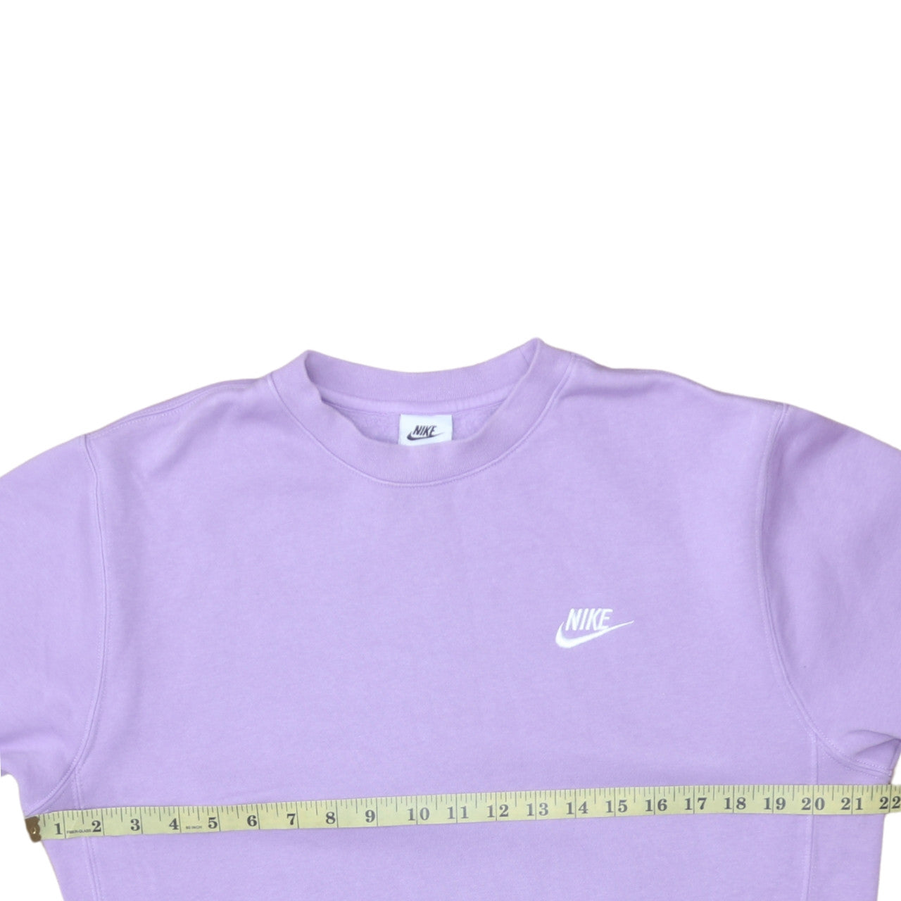 Nike Women's Purple Crew Neck Pullover Sweatshirt Size S Cotton Blend