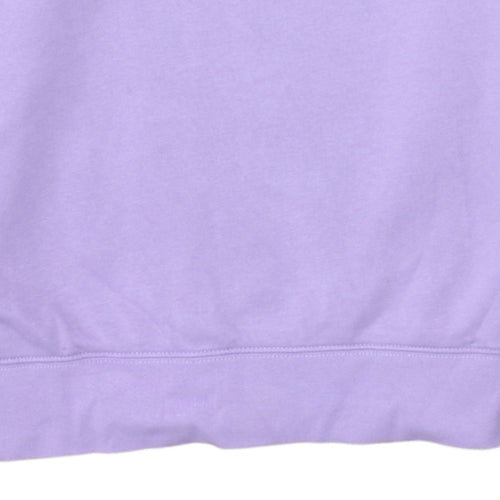 Nike Women's Purple Crew Neck Pullover Sweatshirt Size S Cotton Blend