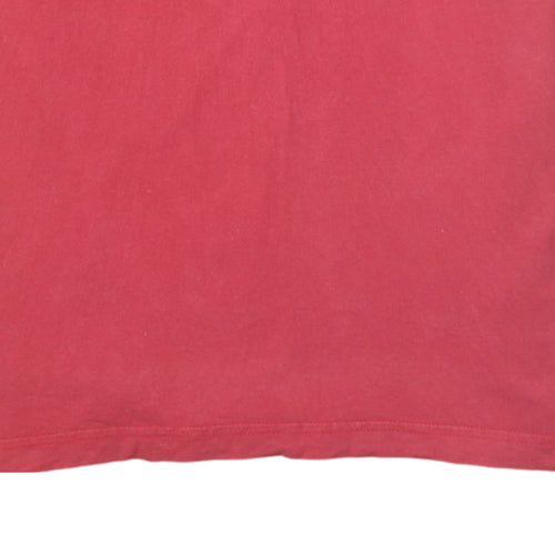 Nike Men’s Red Graphic Logo Athletic Dept Cotton T-Shirt Size L