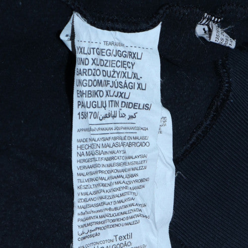 Under Armour Boys Black Full Zip Hoodie YXL 158/170 Fleece Sportswear