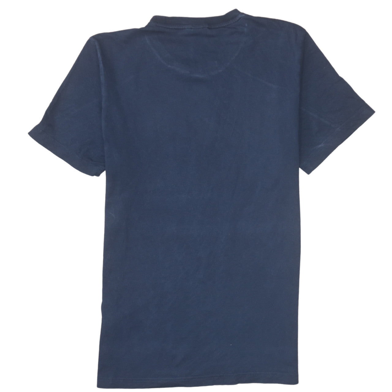 Adidas Men's Blue Crew Neck Graphic Logo T-Shirt Size M