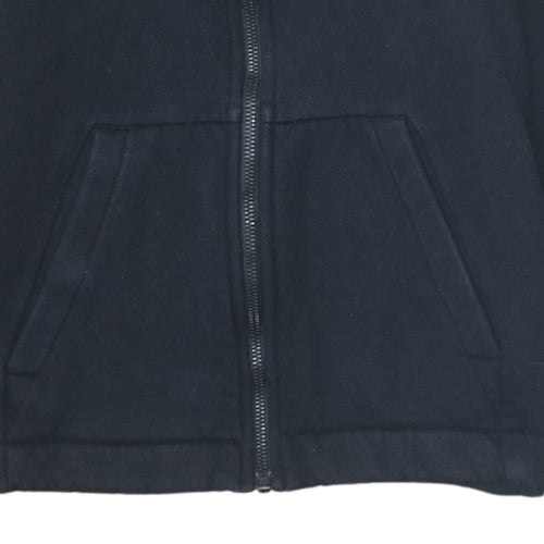 Nike Men's Black Full Zip Hoodie XS Fleece Sweatshirt