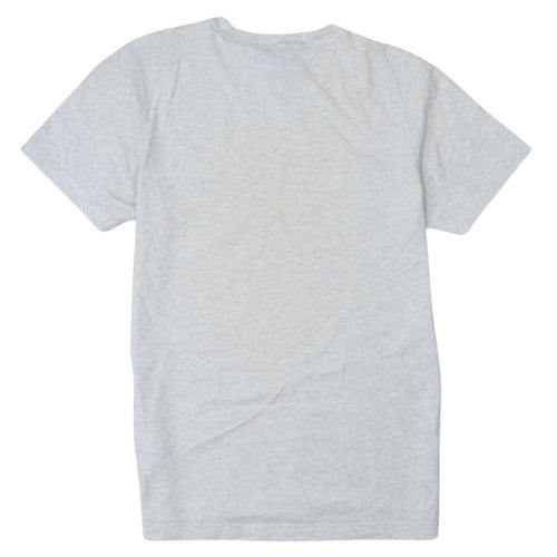 Adidas Men's Grey Small Crew Neck Short Sleeve T-Shirt