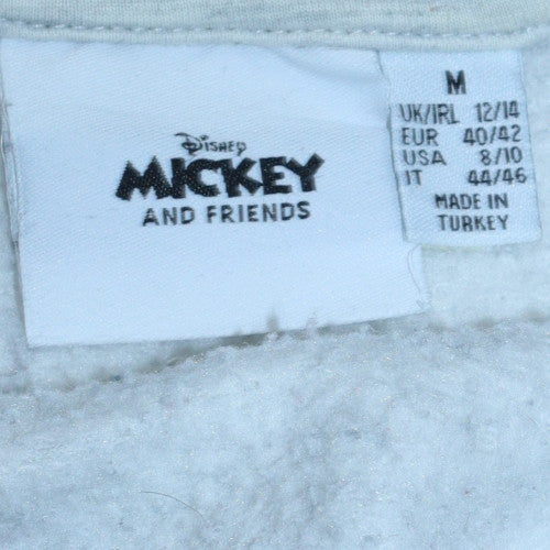 Disney Mickey & Friends Women's Grey Donald Duck Sweatshirt Size M 12/14