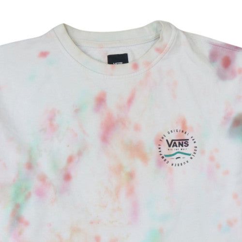 Vans Mens Multicoloured Tie-Dye Crew Neck Sweatshirt Size L Regular Fit