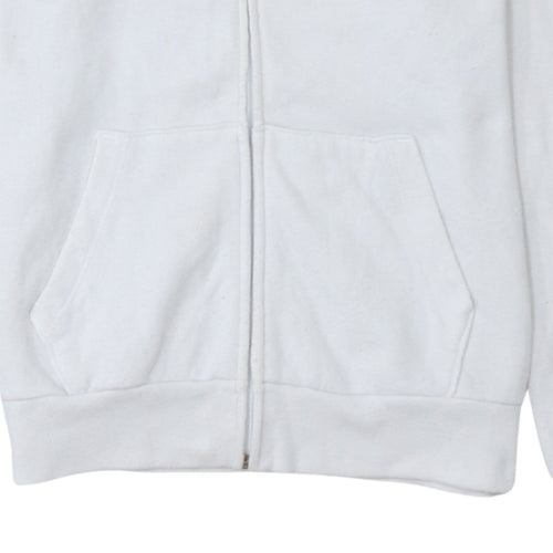 Victoria's Secret PINK Women White XS Full Zip Hoodie Rainbow Logo
