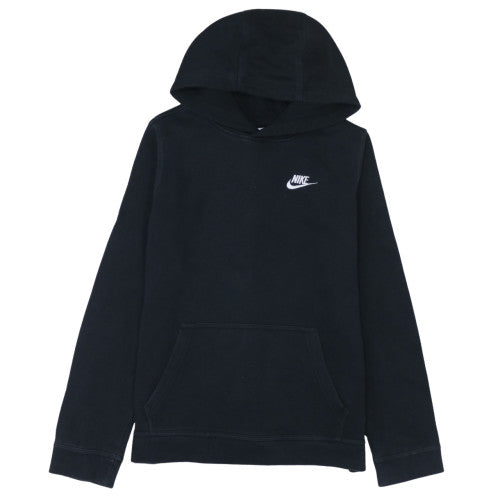 Nike Boys Black XL Pullover Fleece Hoodie with Logo Pocket