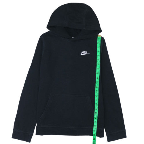 Nike Boys Black XL Pullover Fleece Hoodie with Logo Pocket