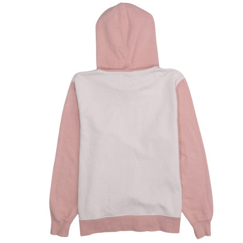 Nike Women’s Pink & Beige Pullover Hoodie Size S Cotton Logo Sweatshirt