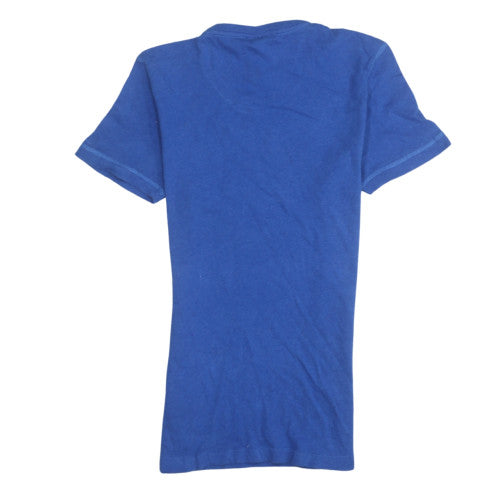 G-Star RAW Men's Blue Graphic Cotton Crew Neck T-Shirt Size M
