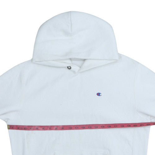 Champion Men's White XL Pullover Hoodie Reverse Weave Fleece