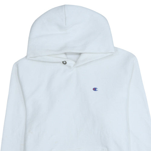 Champion Men's White XL Pullover Hoodie Reverse Weave Fleece