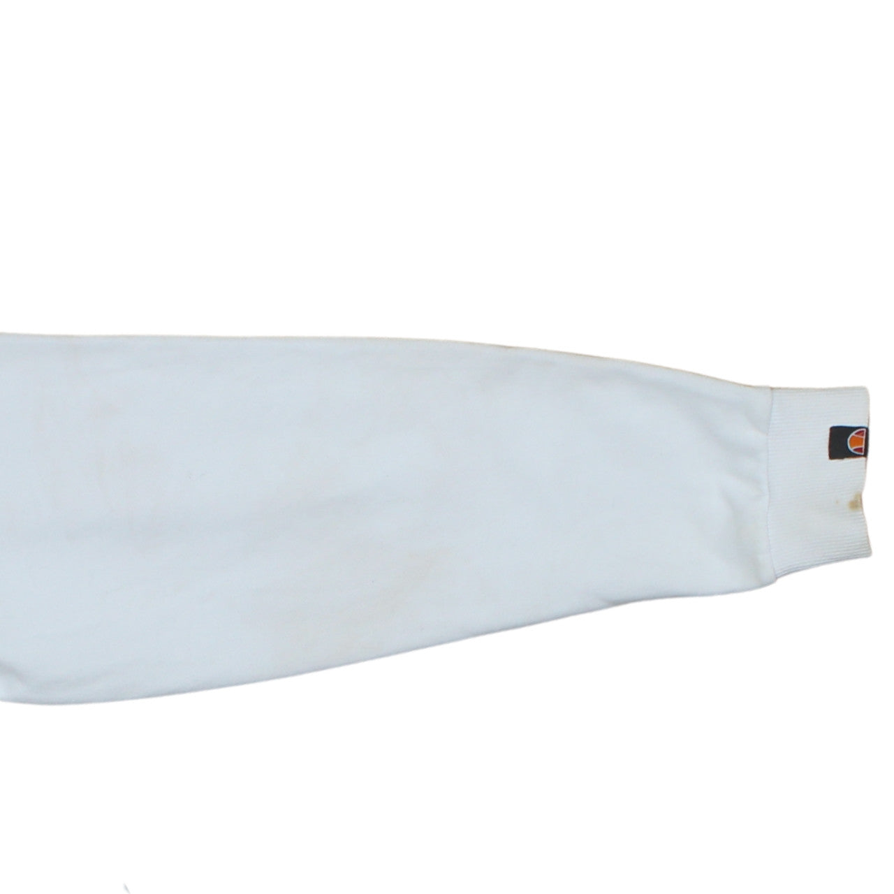 Ellesse Men’s White Pullover Sweatshirt L Logo Graphic Cotton Blend