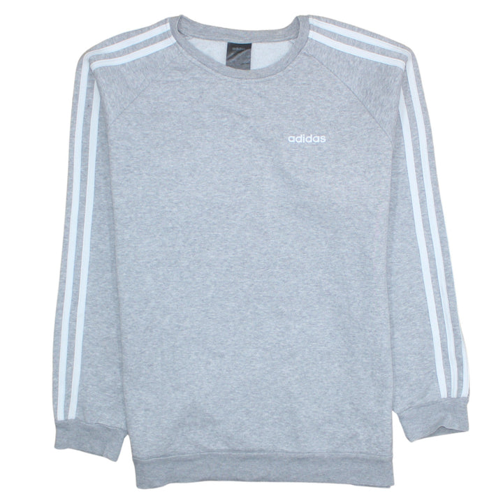 Adidas Women’s Grey Crew Neck Sweatshirt Small Classic Fit