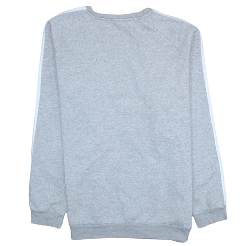 Adidas Women’s Grey Crew Neck Sweatshirt Small Classic Fit