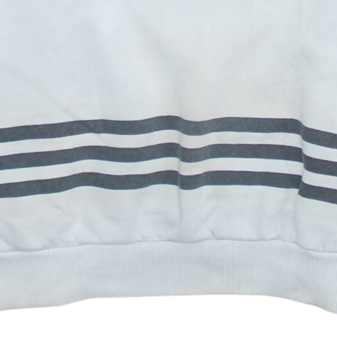 Adidas Men’s Black & White Logo Crew Neck Sweatshirt L