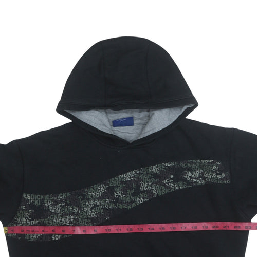 Dickies Men's Black Pullover Hoodie Large Fleece Graphic Print