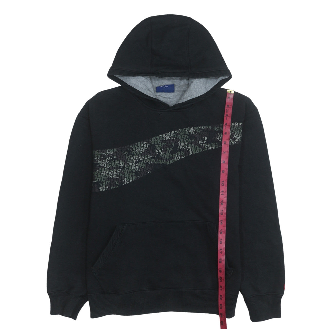 Dickies Men's Black Pullover Hoodie Large Fleece Graphic Print