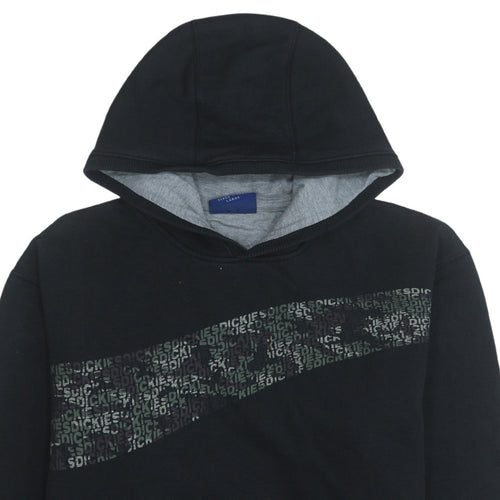 Dickies Men's Black Pullover Hoodie Large Fleece Graphic Print