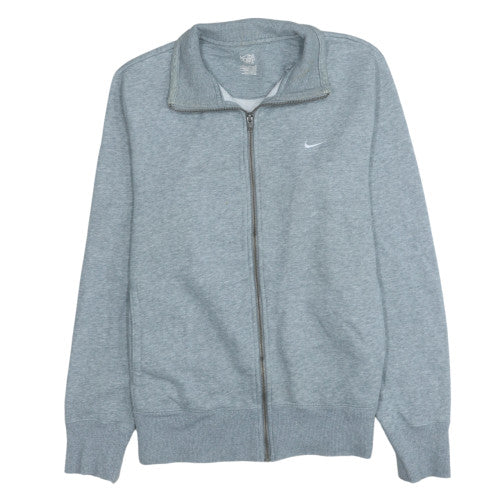 Nike Men's Grey Full Zip Sweatshirt M Regular Fit Athletic Dept