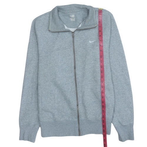 Nike Men's Grey Full Zip Sweatshirt M Regular Fit Athletic Dept