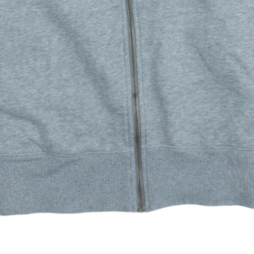 Nike Men's Grey Full Zip Sweatshirt M Regular Fit Athletic Dept