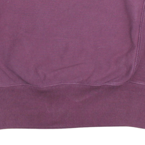 Champion Men Purple XS Pullover Sweatshirt Crew Neck Embroidered Logo